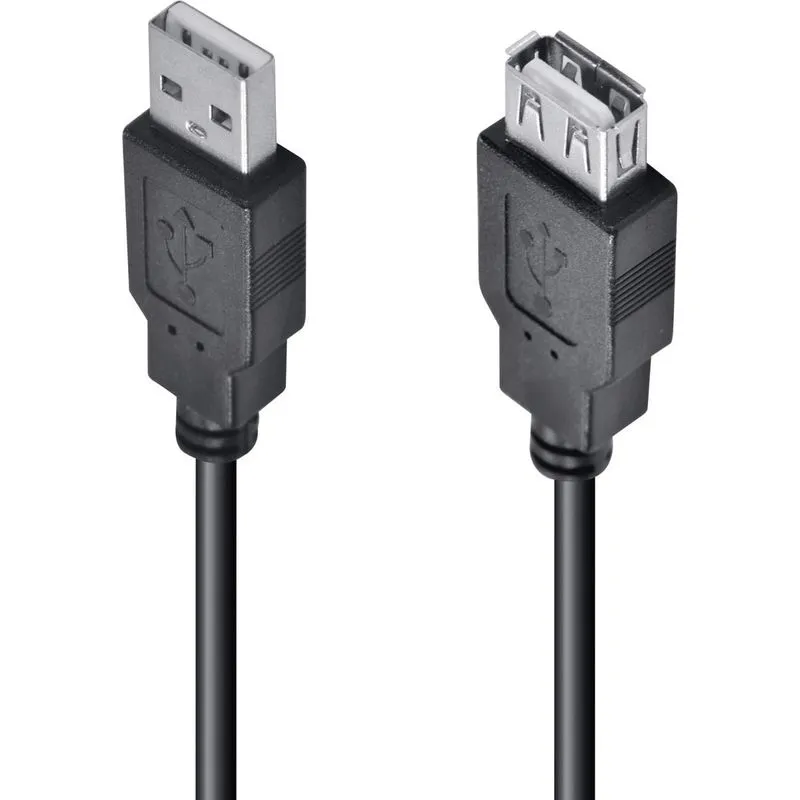 CABO USB A MACHO X USB A FÊMEA 2.0 - 3M EXTENSOR - UAMAF-3 - PC / 10