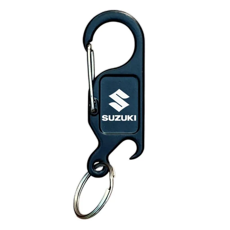Chaveiro Prático Abridor De Garrafa Logo Suzuki - H