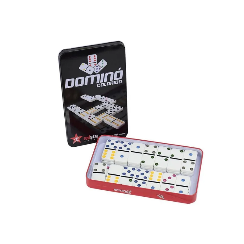 Jogo de Dominó Colorido 28 Peças ELJ0504 - Fartex