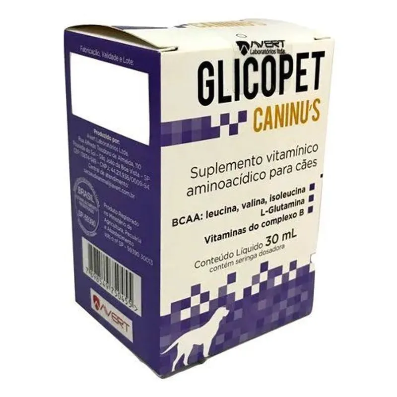 Glicopet Caninus 30 ml Suplemento vitamínico aminoacídico Avert