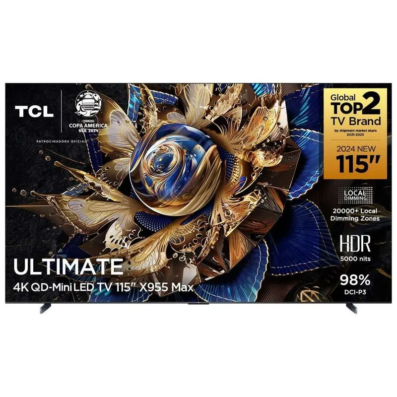Tcl Ultimate 4k Qd-mini Led Tv 115" X955 Max Google Tv - Qn50q60dto