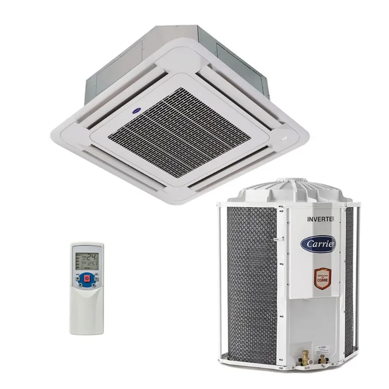 Ar-Condicionado Split Cassete 4 Vias Inverter Carrier 56.000 BTUs Só Frio 220V Monofásico