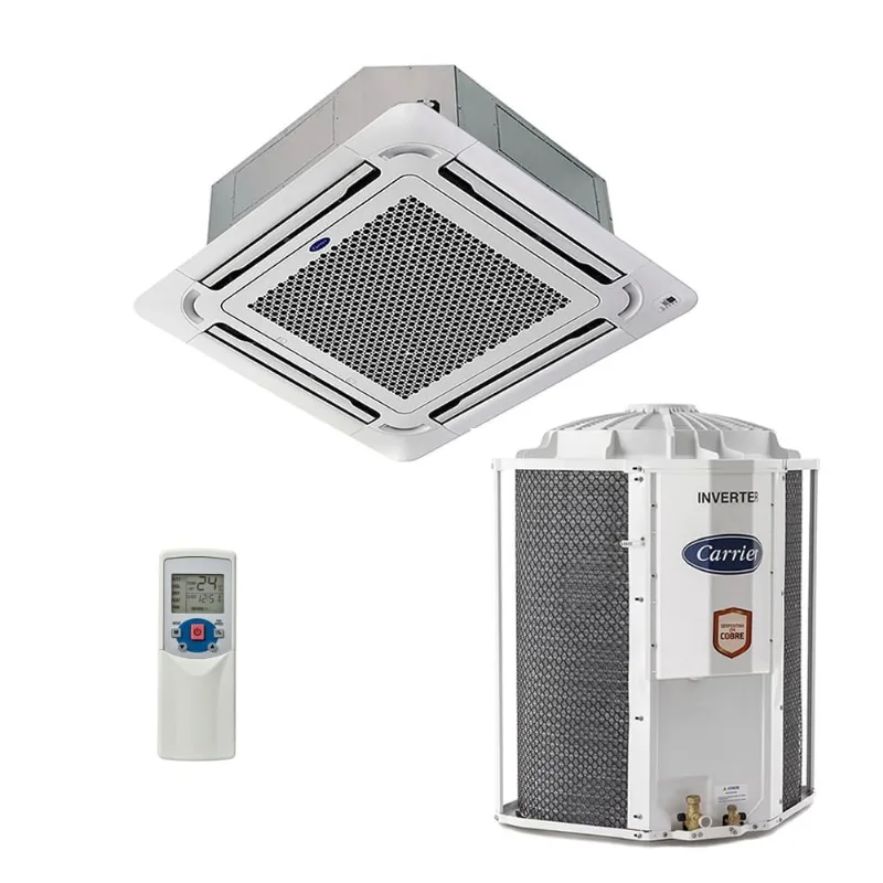 Ar-Condicionado Split Cassete 4 Vias Inverter Carrier 48.000 BTUs Só Frio 220V Monofásico