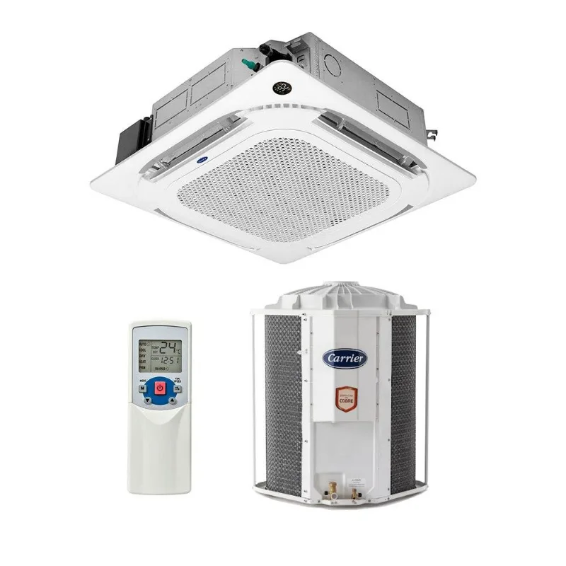 Ar-Condicionado Split Inverter Cassete 48000 BTUs Carrier Connect Quente e Frio 38CQVB48515MC/40KVQC48C5/40KWFLB 220V