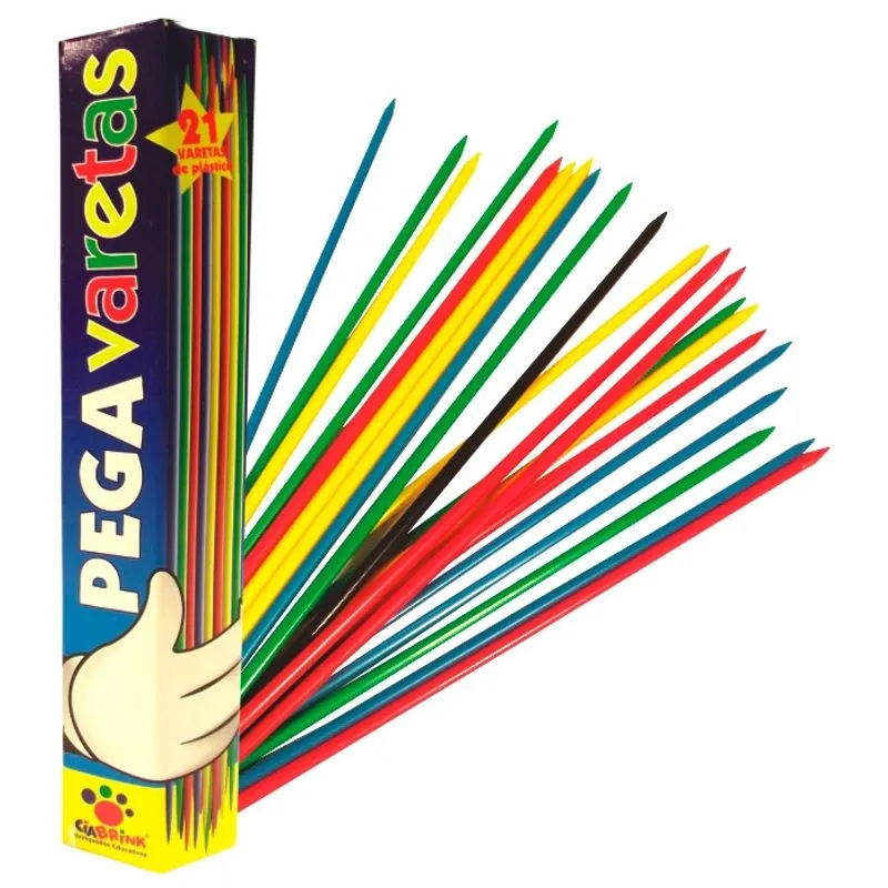 Brinquedo Pega Varetas Plástico 21 Pçs 1680 Ciabrink
