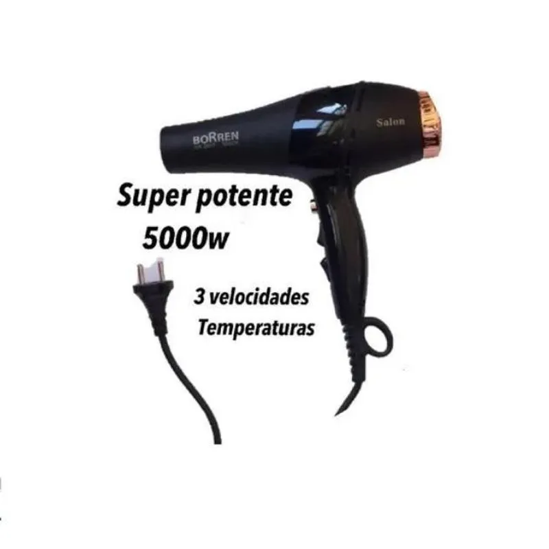 Secador de Cabelos 110V Profissional 5000W c/ Envio Imediato