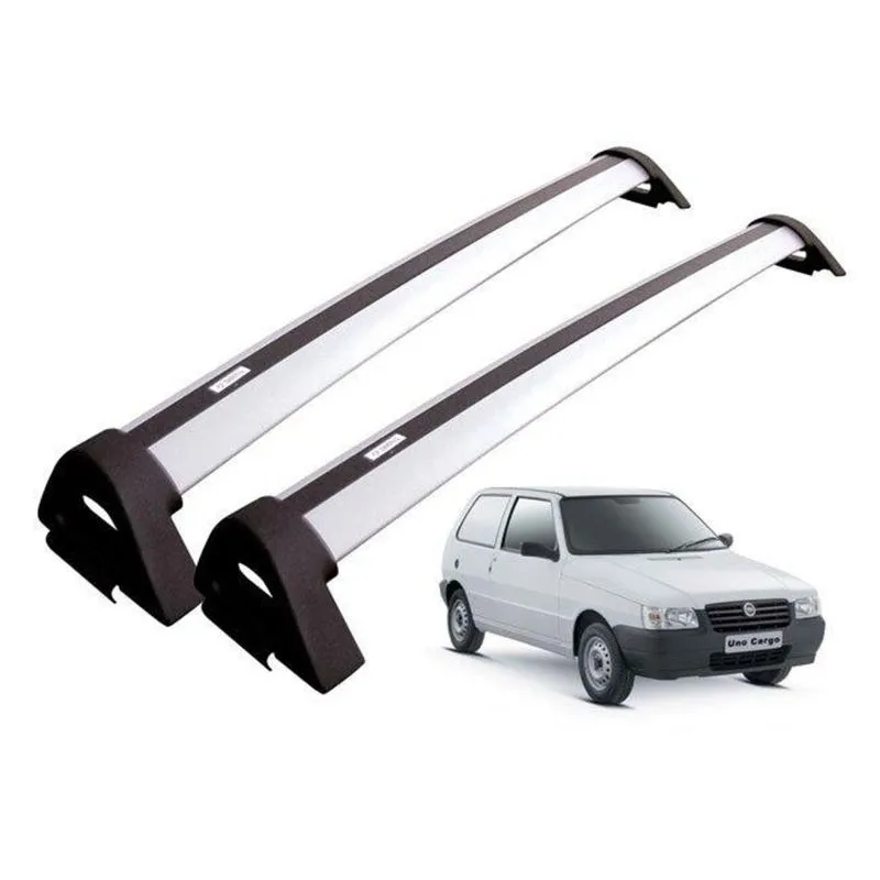 Rack de Teto Uno 04 05 06 07 08 09 com 2 Portas Prata Alumínio