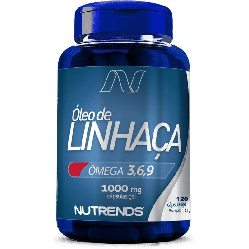 Óleo De Linhaça - 120 Cápsulas - Nutrends