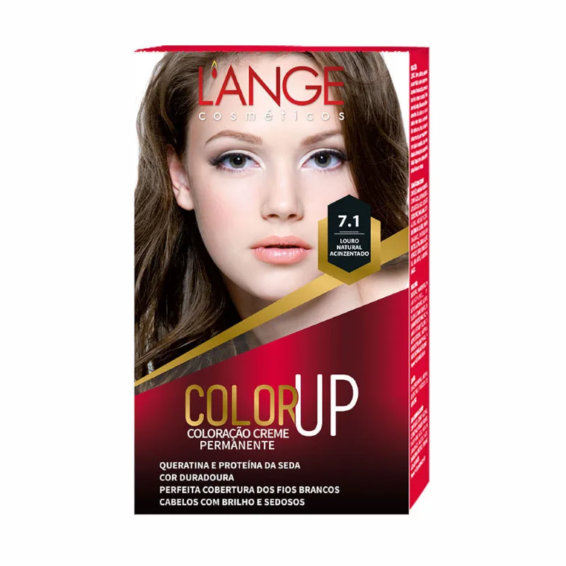 Coloração Kit Color Up 7.1 Louro Natural Acinzentado