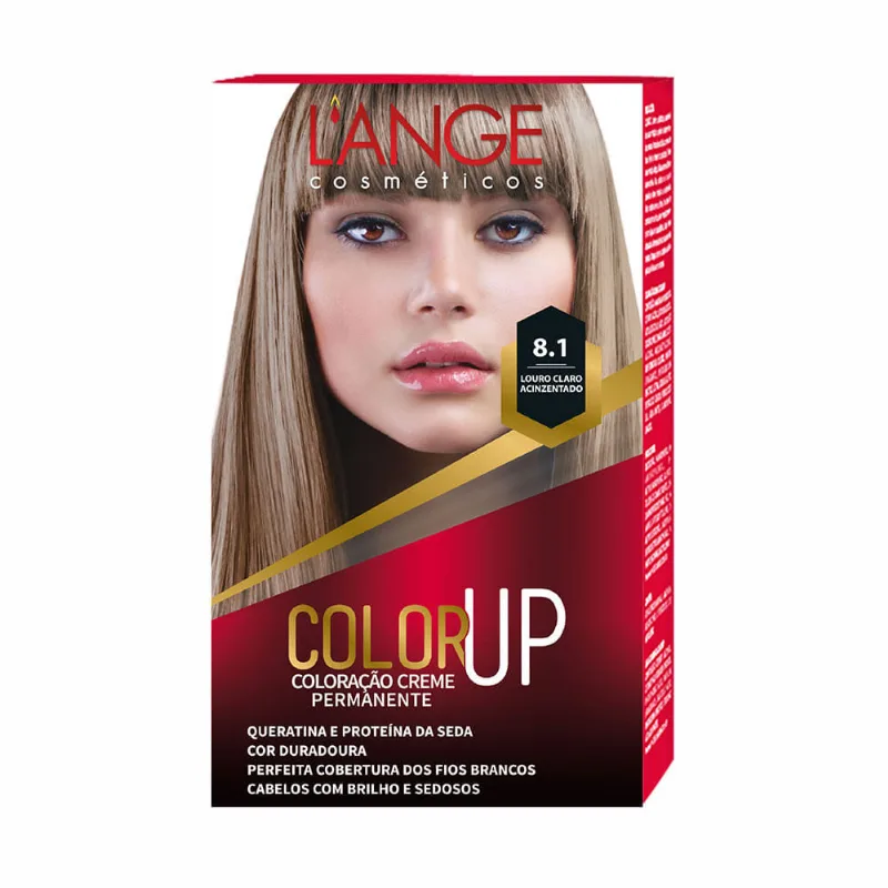 Coloração Kit Color Up 8.1 Louro Claro Acinzentado
