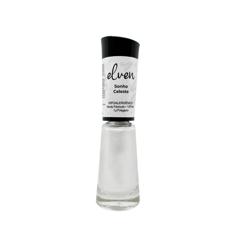 Esmalte Elven Básico Cintilante Sonho Celeste 6,5ml Esmalte Elven Sonho Celeste 6,5ml