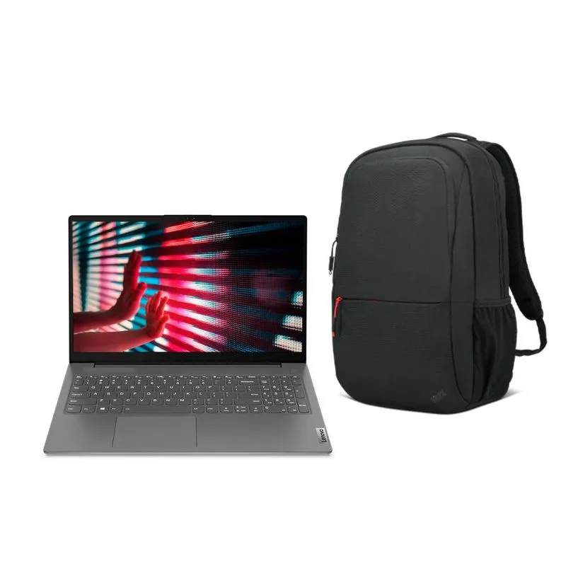 Notebook Lenovo V14 i5-1135G7 8GB 256GB SSD W11 Home 14" Com Mochila ThinkPad Essential 16" (ECO)