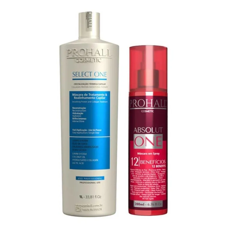 Progressiva Select One 1l + Spray Absolut One 200ml Prohall