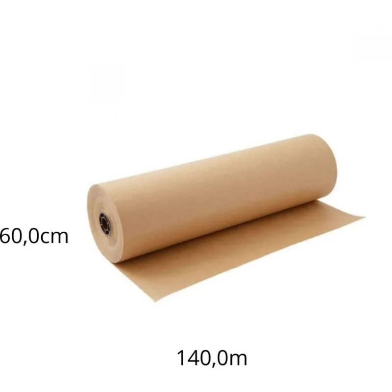 Papel KRAFT Bobina 60CMX140M 80G Natural
