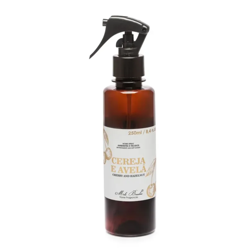 Home Spray de Ambiente e Tecidos Cereja e Avela 250ml Mels B