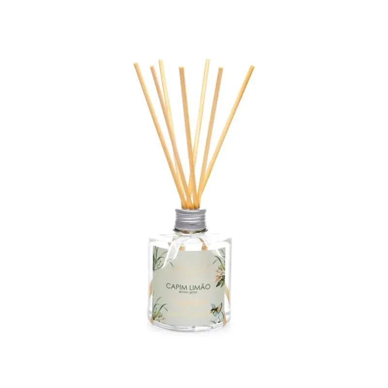 Difusor de Aromas Essential Capim Limão 350ml Mels Brushes