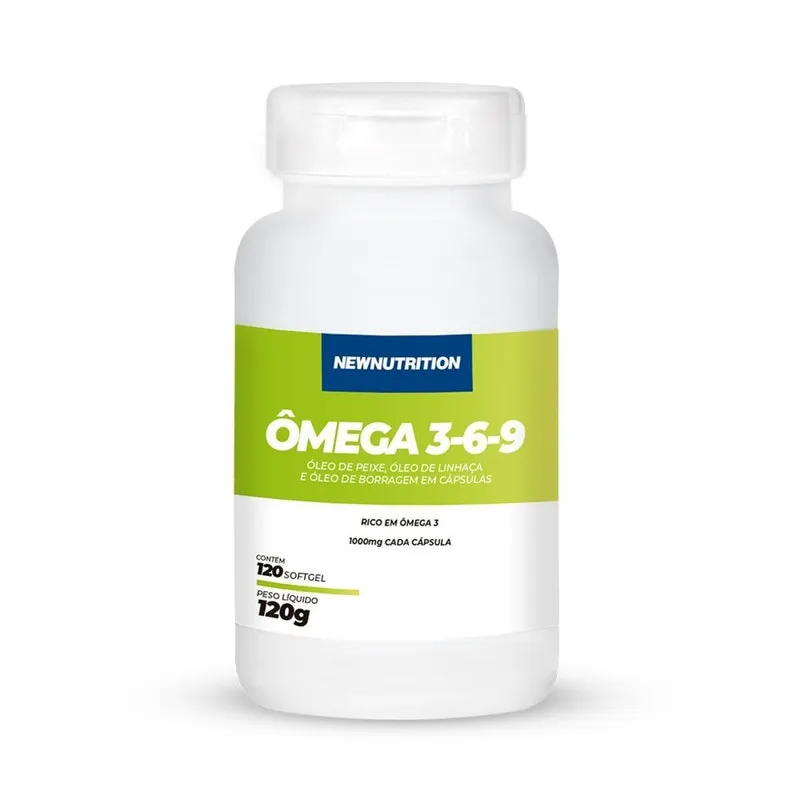 Ômega 3 6 9 1000mg 120cáps Newnutrition