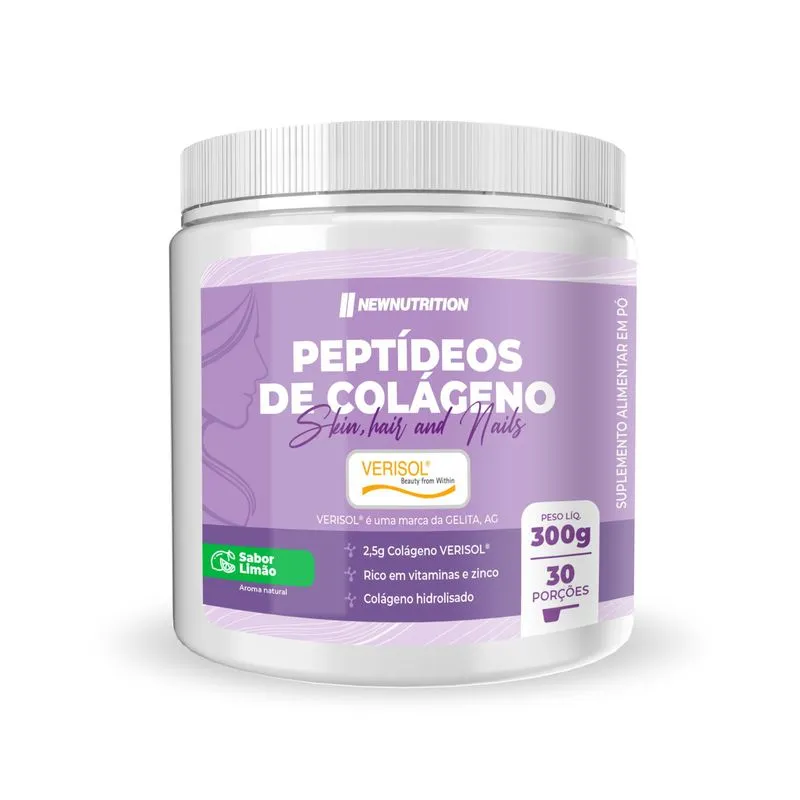 Colageno Verisol + Hialuronico 300g Limao Limão 300g