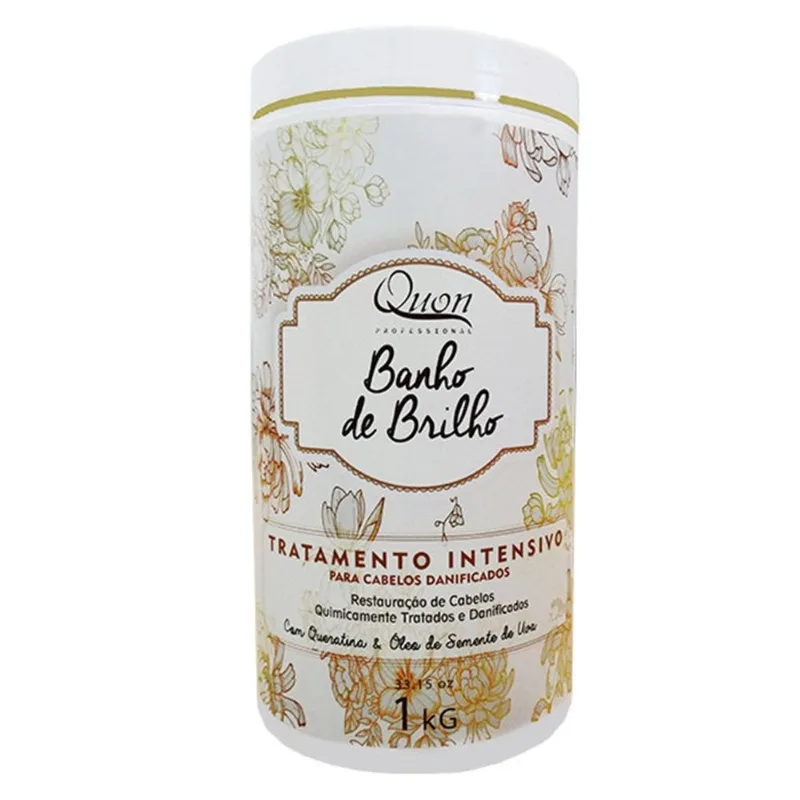 Mascara Banho De Brilho Da Quon Cosméticos Creme 1 Kg