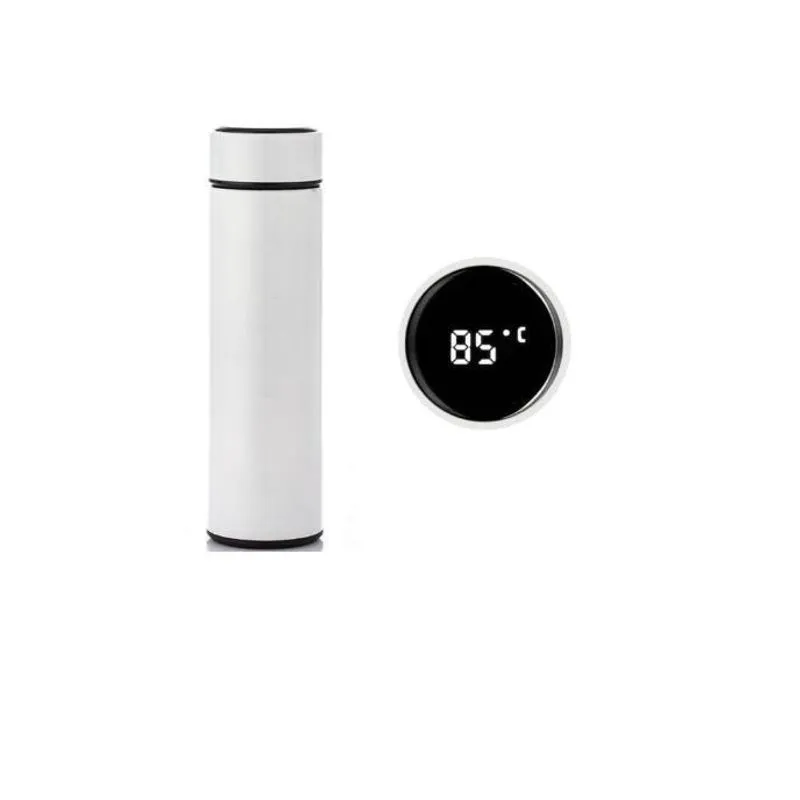 Garrafa Térmica Smart Branca (Sensor Temperatura)