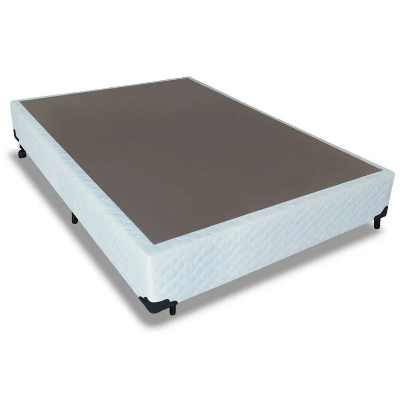 Cama Box Base Casal Universal Tecido White (138x188x26) - Probel