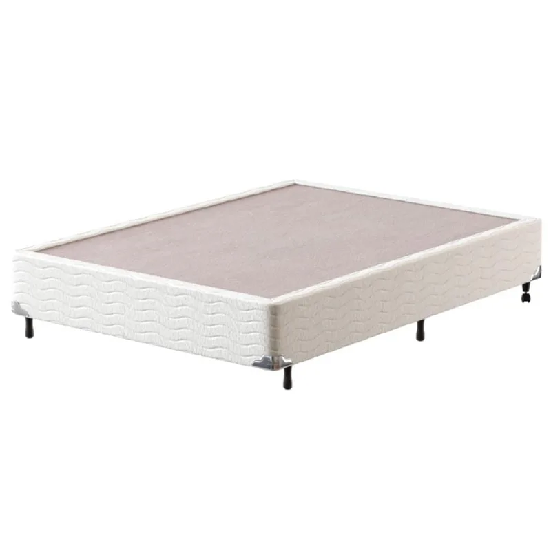 Base Box para Colchão de Casal Probel Amsterdã 38x138x188 cm - Branco