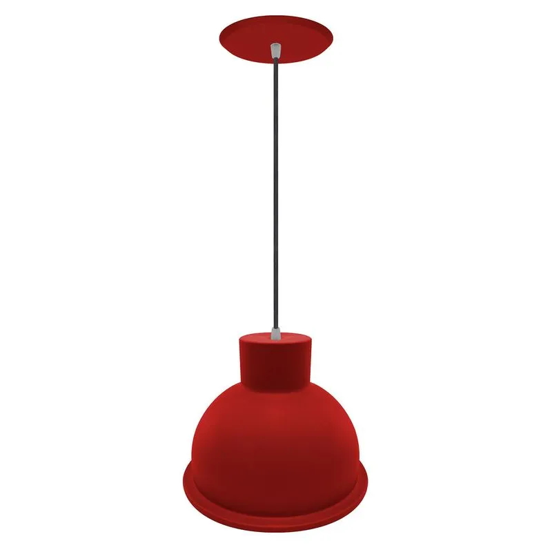 Pendente Cromalux Retrô 301007 Vermelho