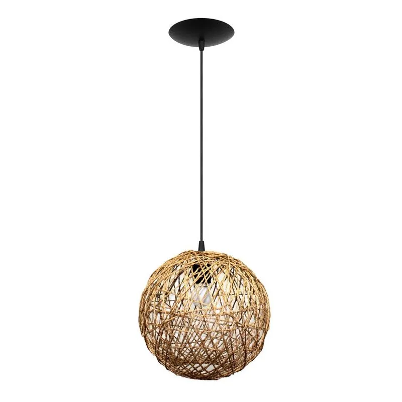 Pendente Hand Made G Bege e Preto