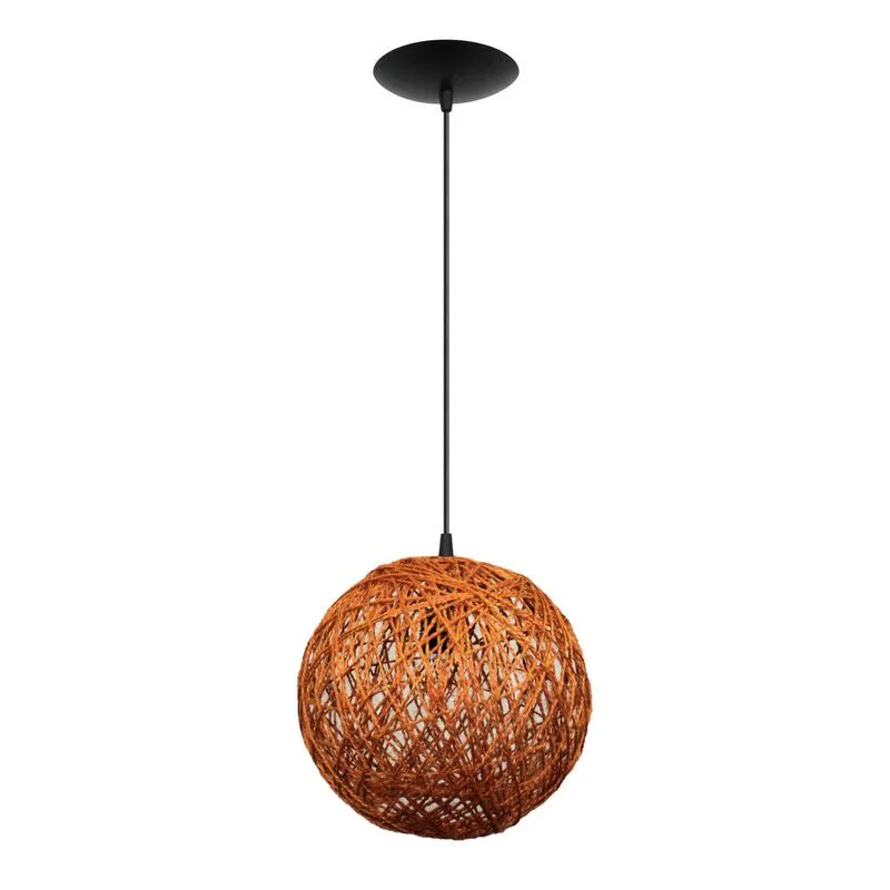 Pendente Hand Made G Cromalux Laranja/Preto