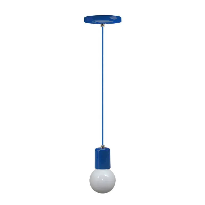 Pendente Uno Colors Cromalux Azul