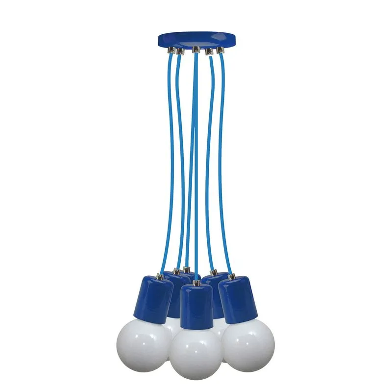 Pendente Uno Colors Multi Cromalux Azul