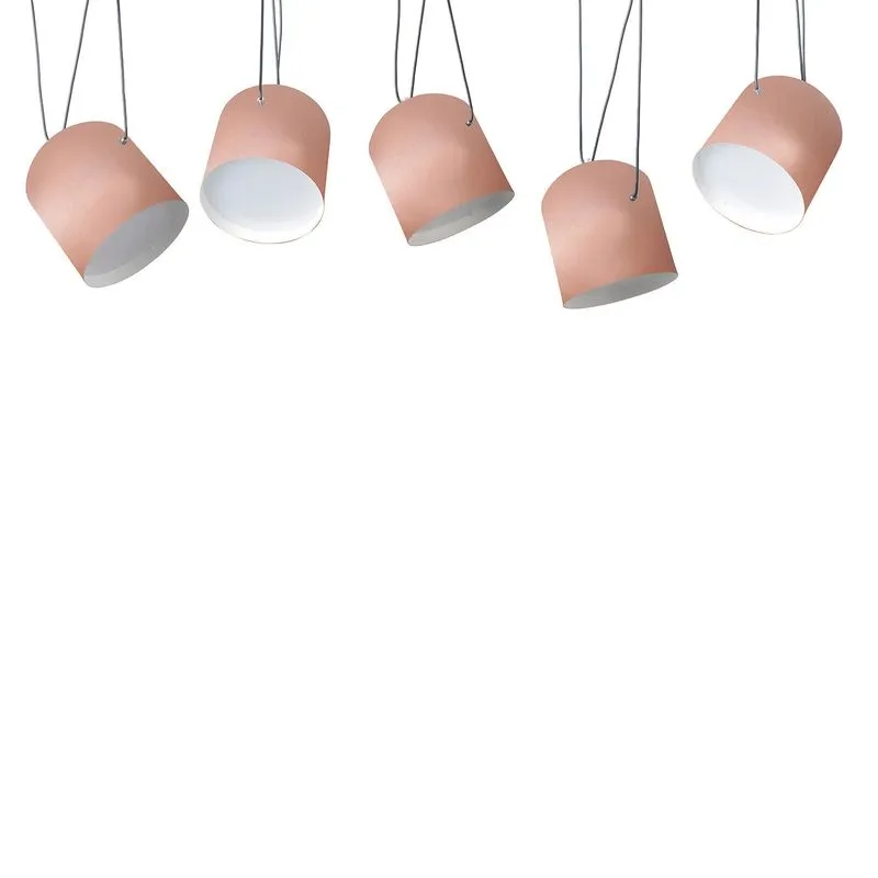 Pendente Halley Multi Cromalux Cobre Mate