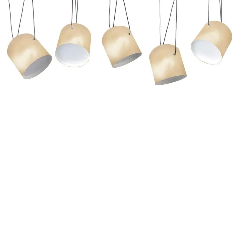 Pendente Halley Multi Cromalux Ouro Mate