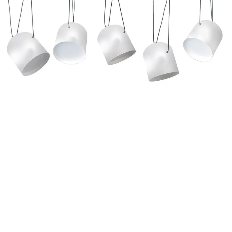 Pendente Halley Multi Cromalux Prata Mate
