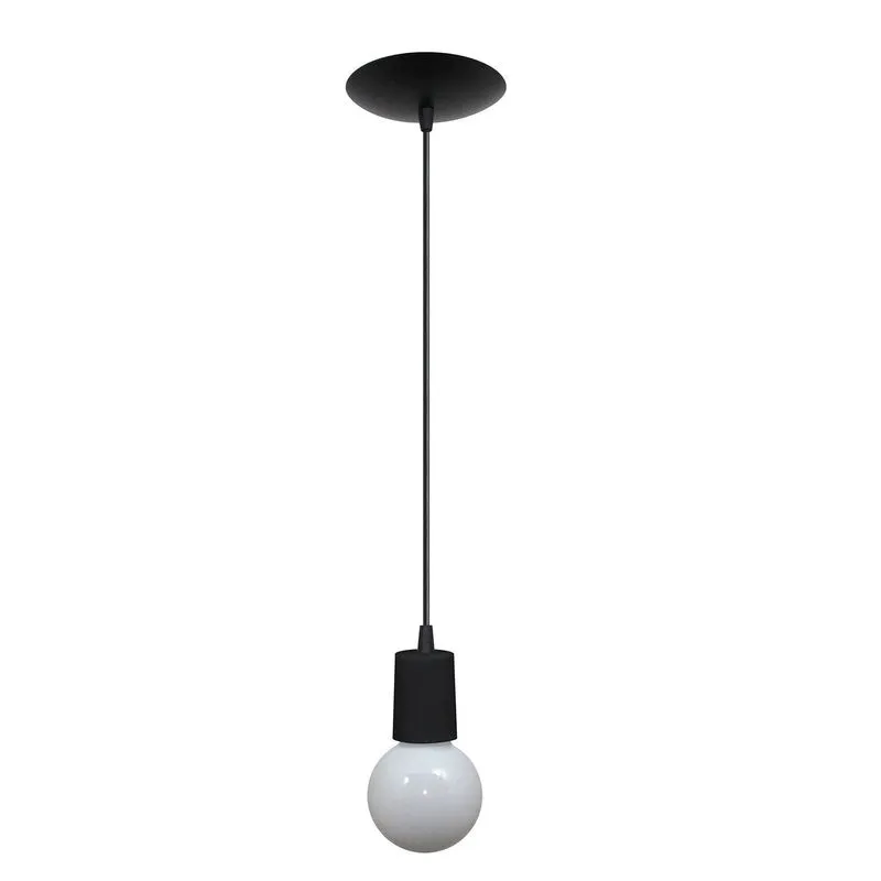 Pendente Cromalux Uno Black 301112 Preto