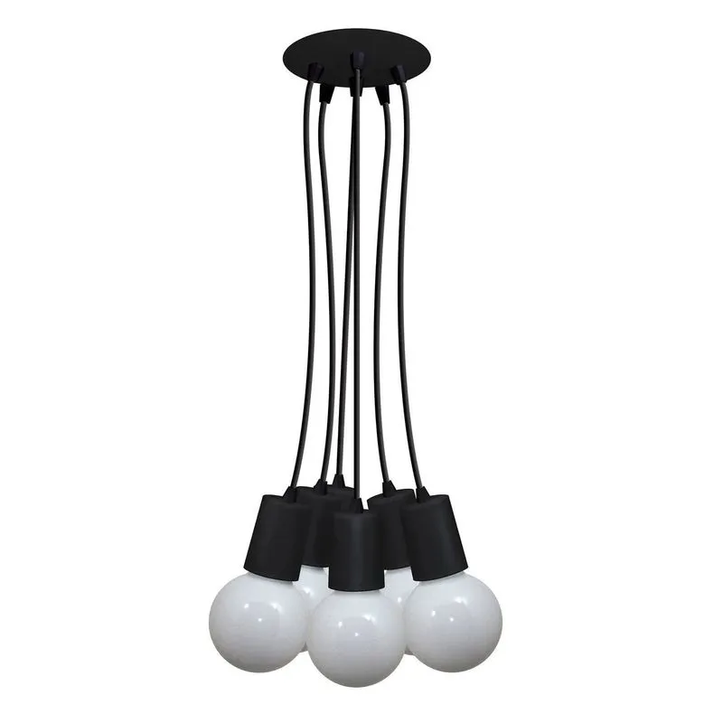 Pendente Cromalux Uno Black Multi 301213 Preto