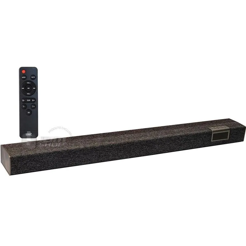 Soundbar 2e Sb 2.0 Bluetooth 5.0 Hdmi Arc Aux Usb Coaxial 60w Rms Bivolt