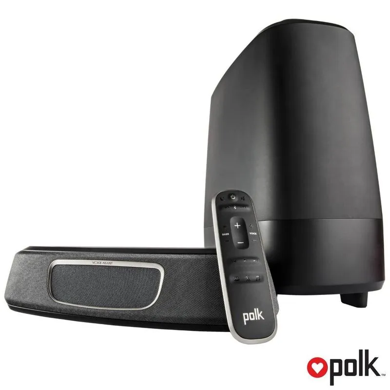Soundbar Polk Audio Com 5.1 Canais, 150 Watts Rms Preto - Magnifi Mini