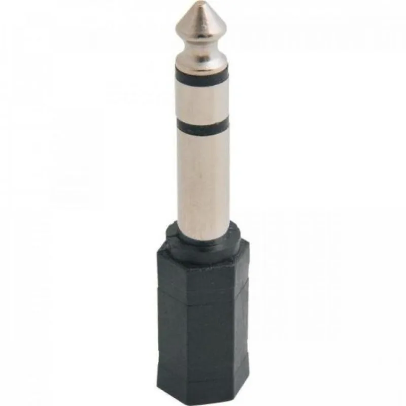 Adaptador P2 Estéreo x P10 Estéreo Niquelado Genérico Storm 10 unidades