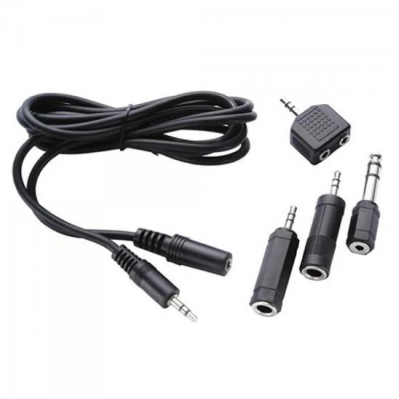 Kit Adaptador C/4 + Cabo P2 ST + J2 ST 1,80M CBPD0004 Preto Generico