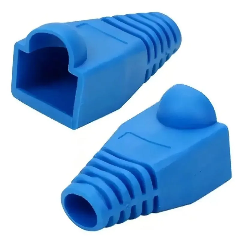 Capa P/ Conector Rj 45 Azul Pacote C/ 10 025-0045 5+