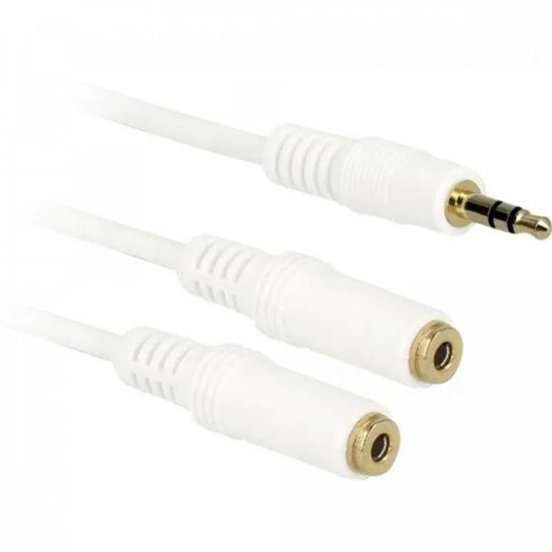 Cabo P2 Stereo Para 2x J2 Stereo 15cm Gold CBPD0017 Storm - pct / 10