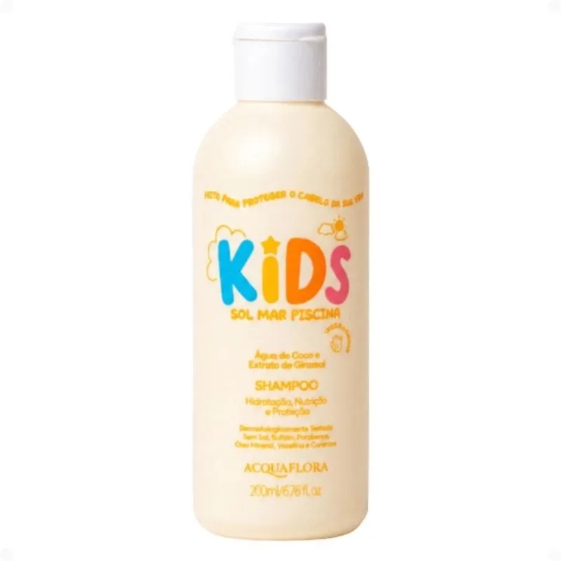 Shampoo Acquaflora Kids Sol Mar Piscina 200ml