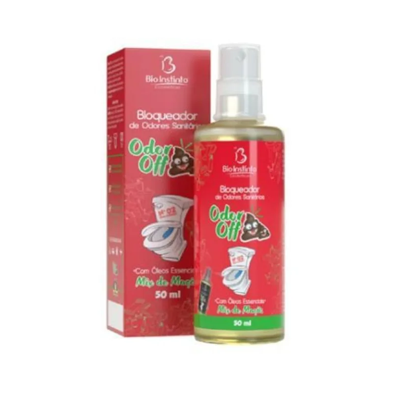 Kit 12 Bloqueador De Odores Sanitário Maçã Bioinstinto 50ml