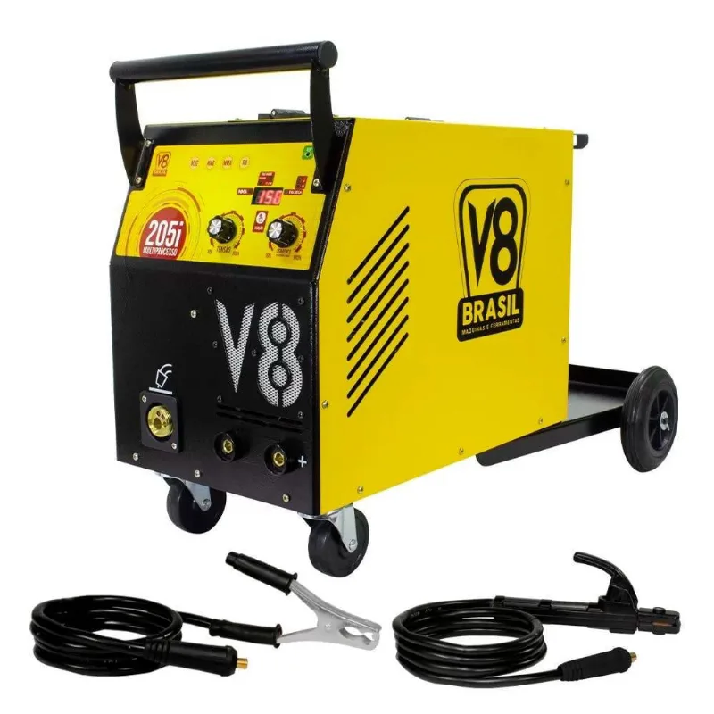 Máquina Solda mig/tig 205A Multiprocesso 205i 220V V8