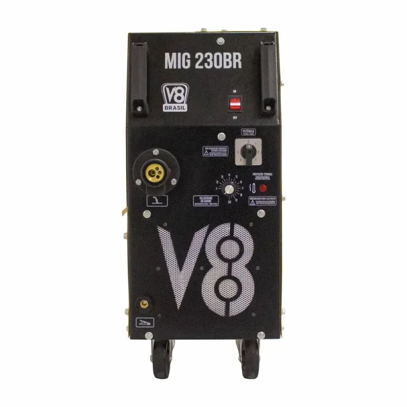Máquina de Solda Mig 230BR sem Tocha 230A 220V V8 Brasil