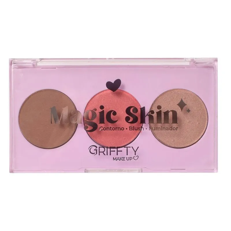 Paleta Griffty Contorno Blush E Iluminador 01