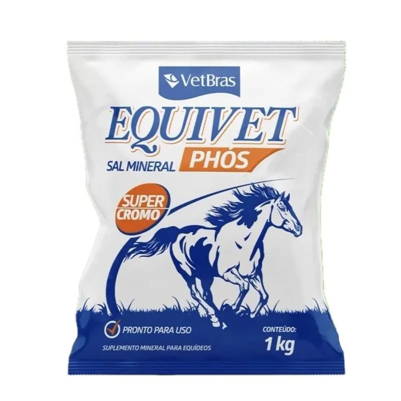 Supl. Mineral Equivet Phos Sal - 1kg | Cresc. Equilibrado