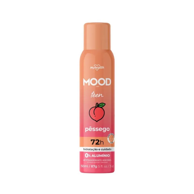 Desodorante Aerossol Aeroflex Teen Pêssego Mood 150ml DES AEROFLEX AERO 150ML TEEN PESSEGO MOO