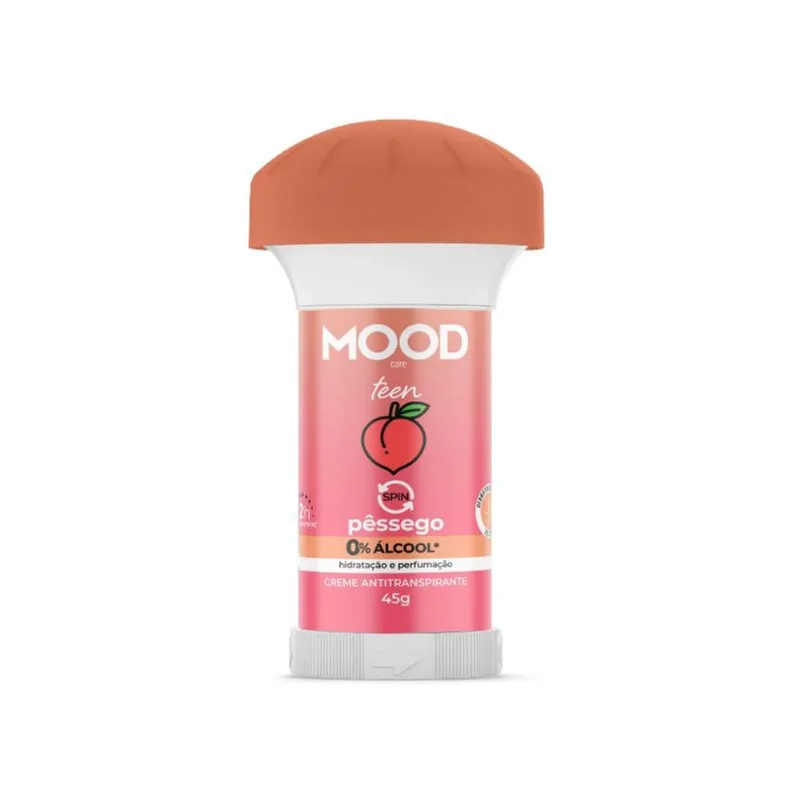 Desodorante Creme Aeroflex Spin Teen Pêssego Mood 45g DES CR AEROFLEX 45G SPIN TEEN PESSEGO MO